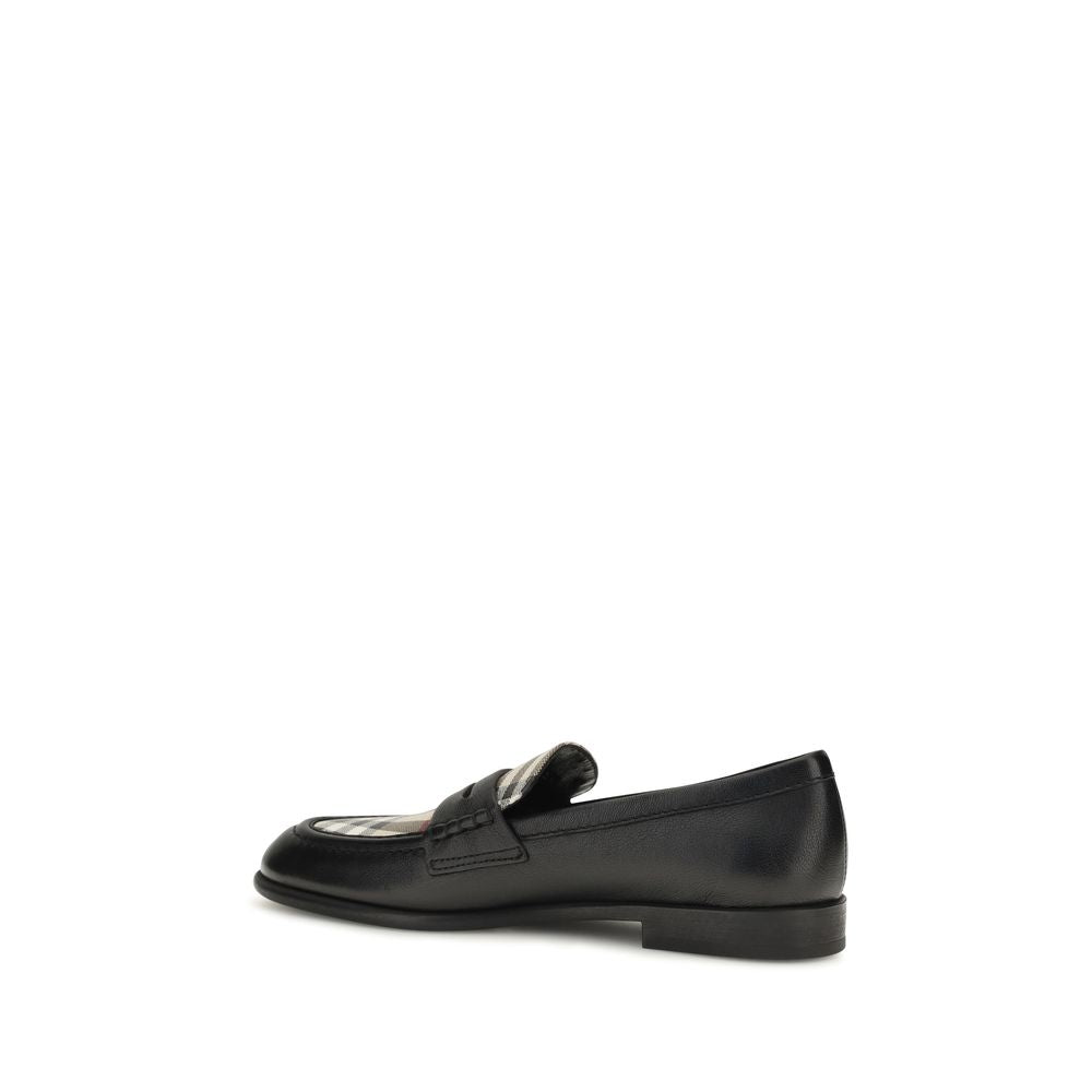 Burberry Black Lambskin Ballet Flats