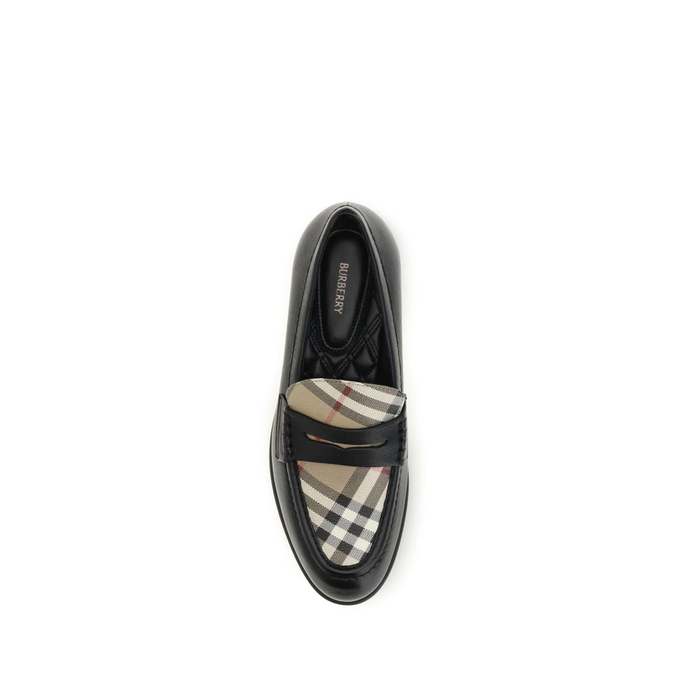 Burberry Black Lambskin Ballet Flats