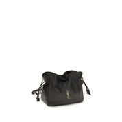 Saint Laurent Black Lambskin Clutch Bag