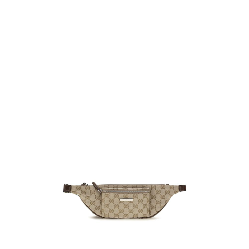 Gucci Beige Fabric Shoulder Bags