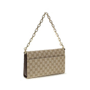 Gucci Beige Canvas Shoulder Bag