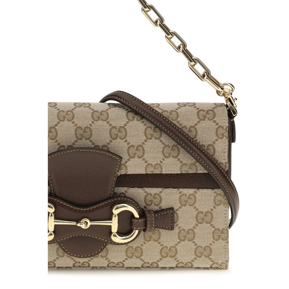 Gucci Beige Canvas Shoulder Bag