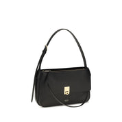 Ferragamo Black Calf Leather Shoulder Bag