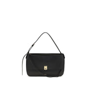 Ferragamo Black Calf Leather Shoulder Bag