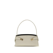 Ferragamo Beige Calf Leather Shoulder Bag
