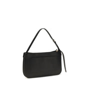 Ferragamo Black Calf Leather Shoulder Bag