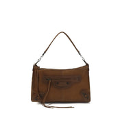 Balenciaga Brown Lambskin Shoulder Bag