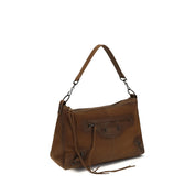 Balenciaga Brown Lambskin Shoulder Bag