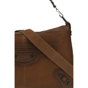 Balenciaga Brown Lambskin Shoulder Bag