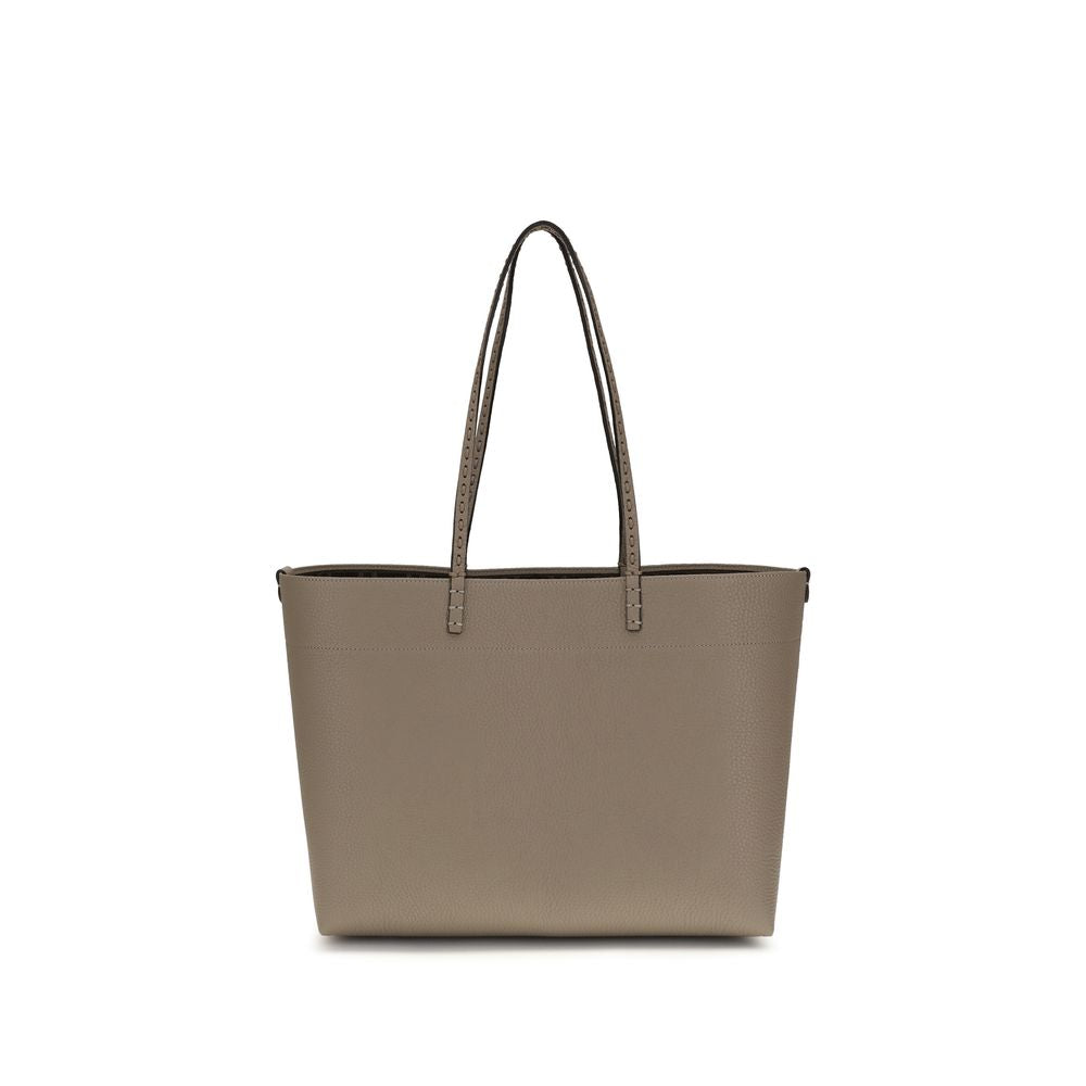 Fendi Beige Calf Leather Handbags
