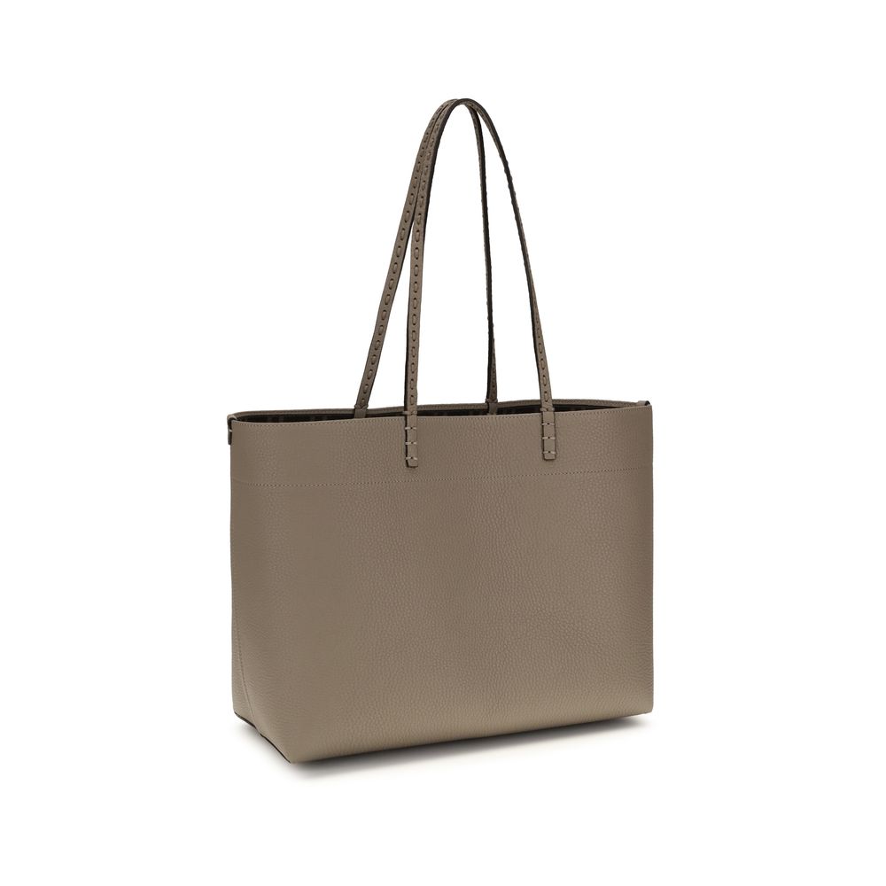 Fendi Beige Calf Leather Handbags