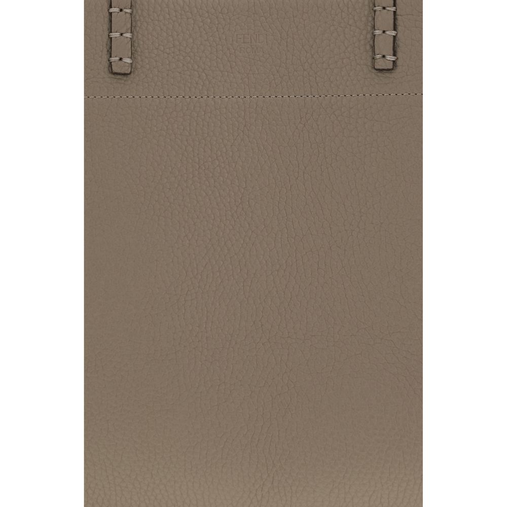 Fendi Beige Calf Leather Handbags