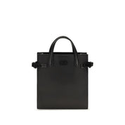 Valentino Garavani Black Calf Leather Shoulder Bag