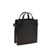 Valentino Garavani Black Calf Leather Shoulder Bag