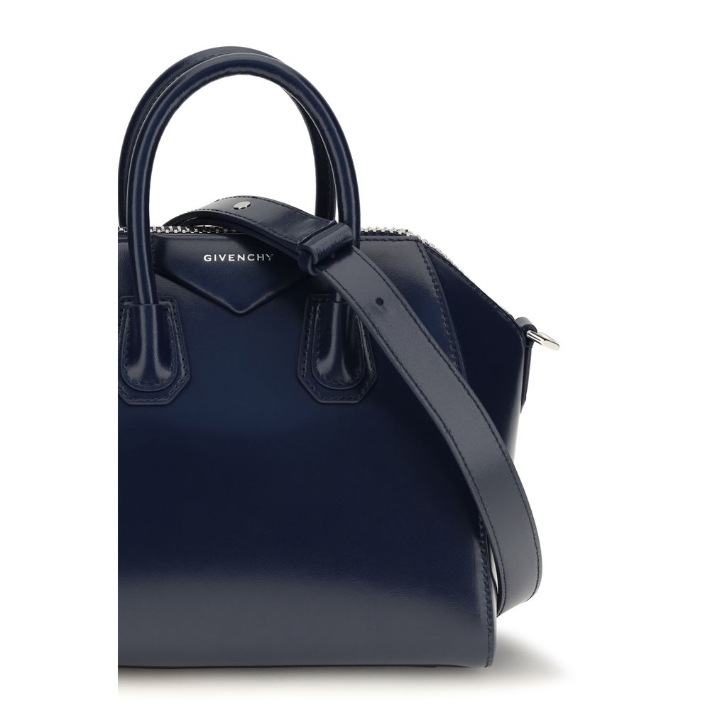 Givenchy Blue Calf Leather Handbag