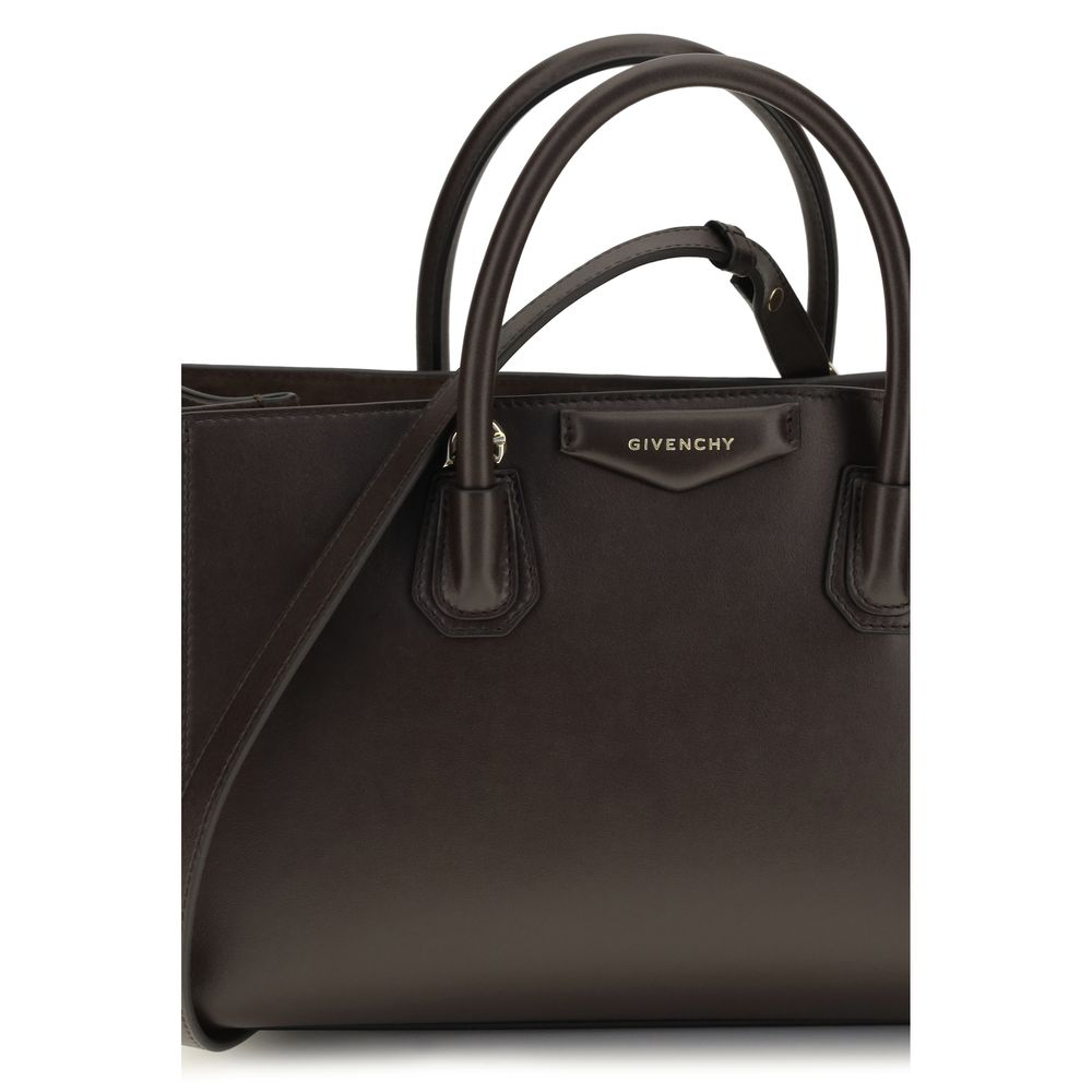 Givenchy Brown Calf Leather Shoulder Bag