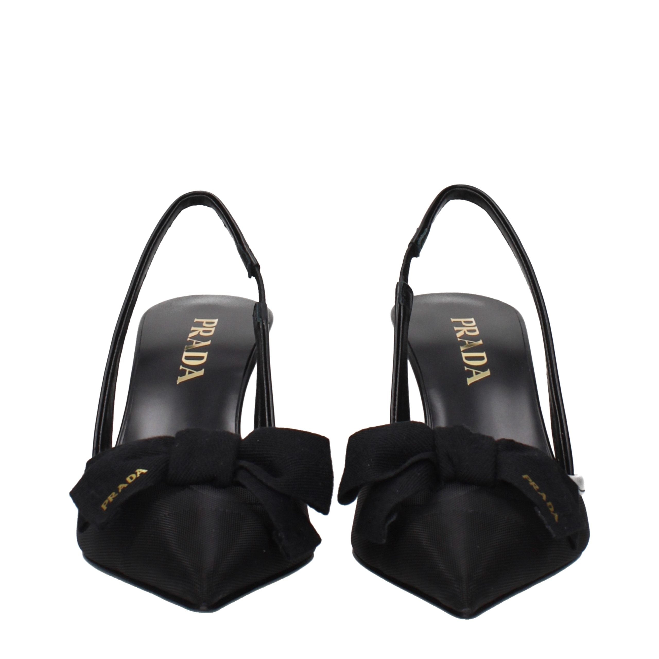 Prada Black Fibres Pumps