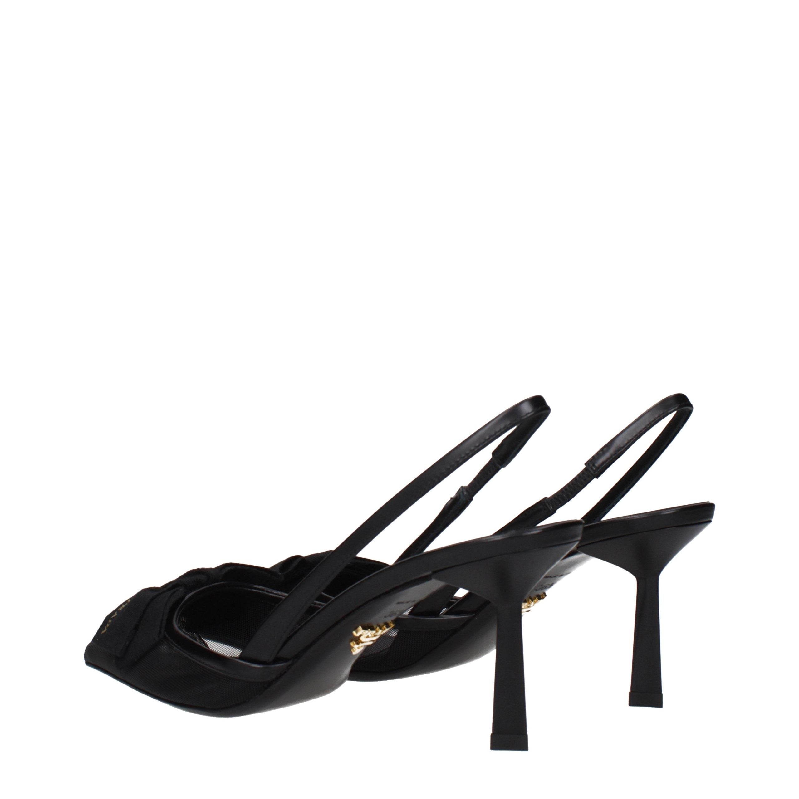 Prada Black Fibres Pumps