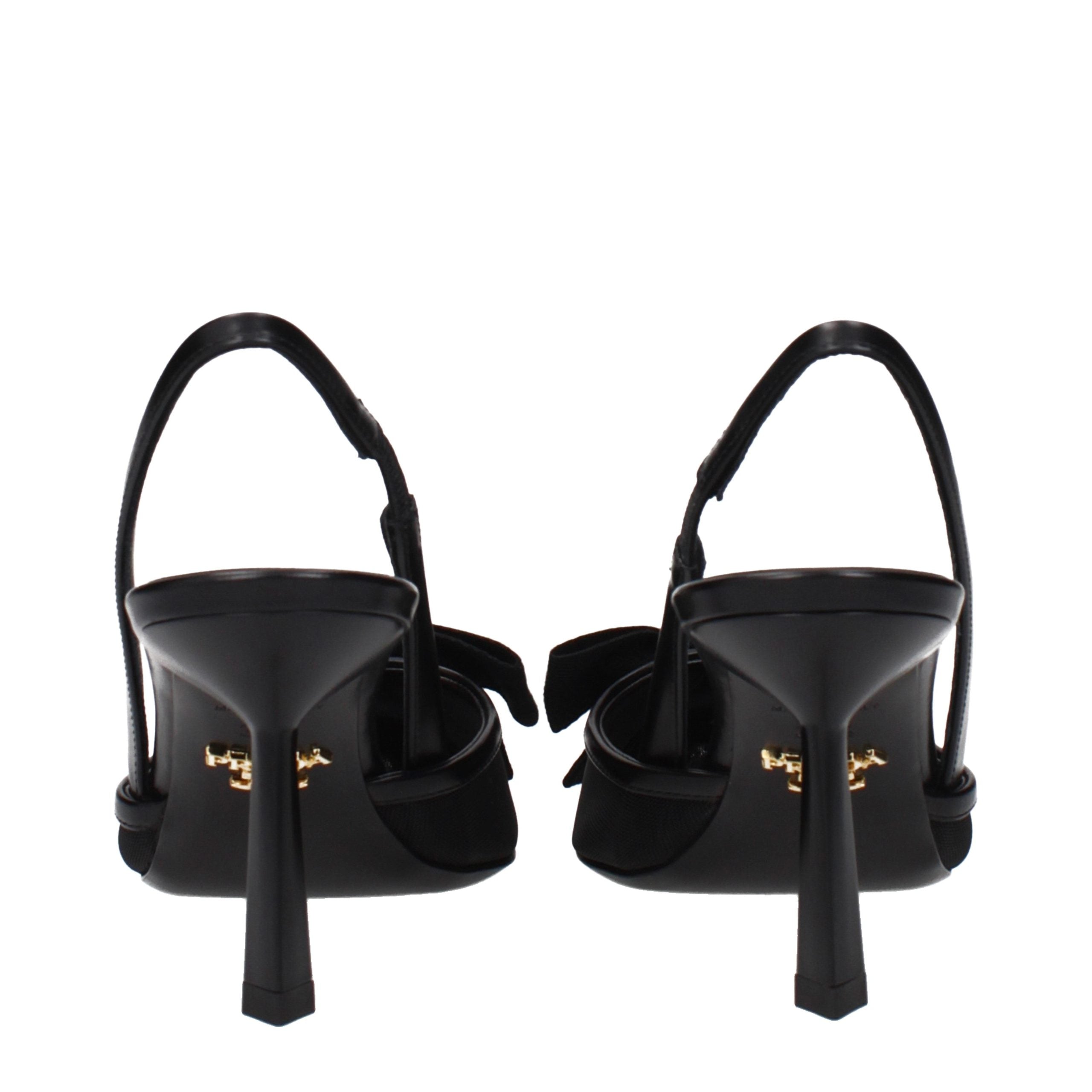 Prada Black Fibres Pumps