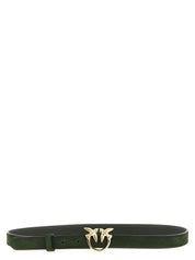 PINKO Green Calfskin Leather Belts