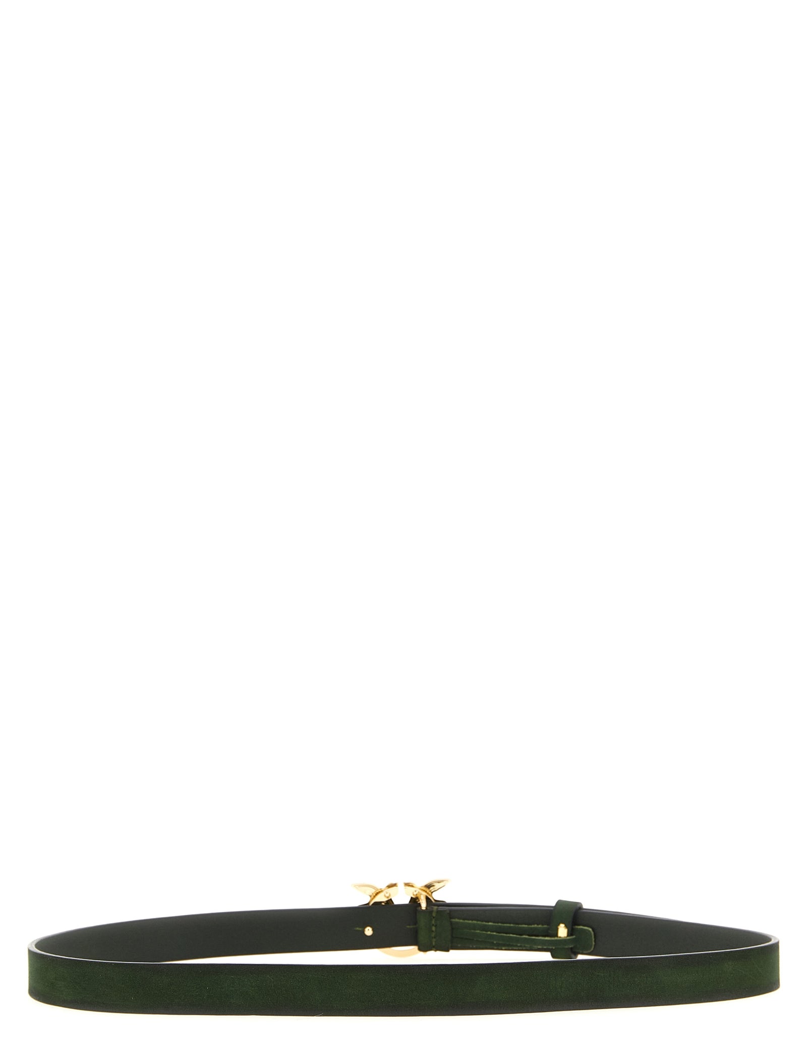 PINKO Green Calfskin Leather Belts