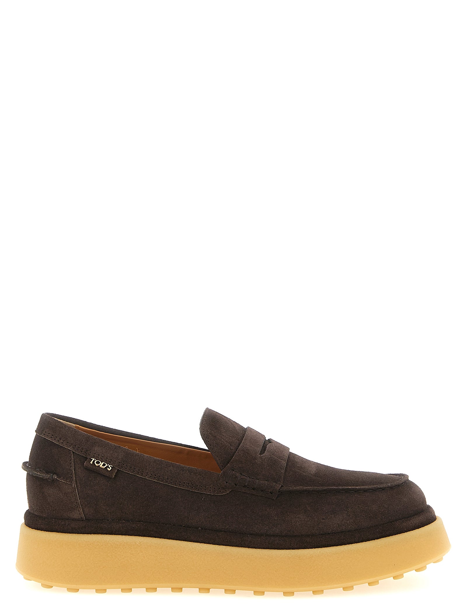 Tod's Brown Calfskin Loafers