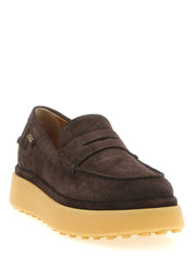 Tod's Brown Calfskin Loafers