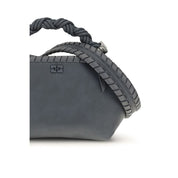 Ganni Blue Polyurethane Shoulder Bag