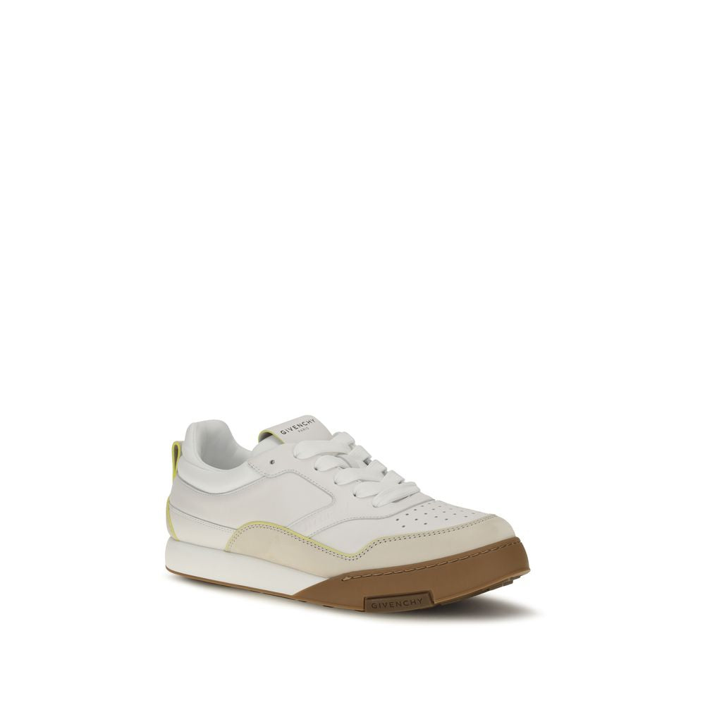 Givenchy White Calf Leather Low Top Sneakers