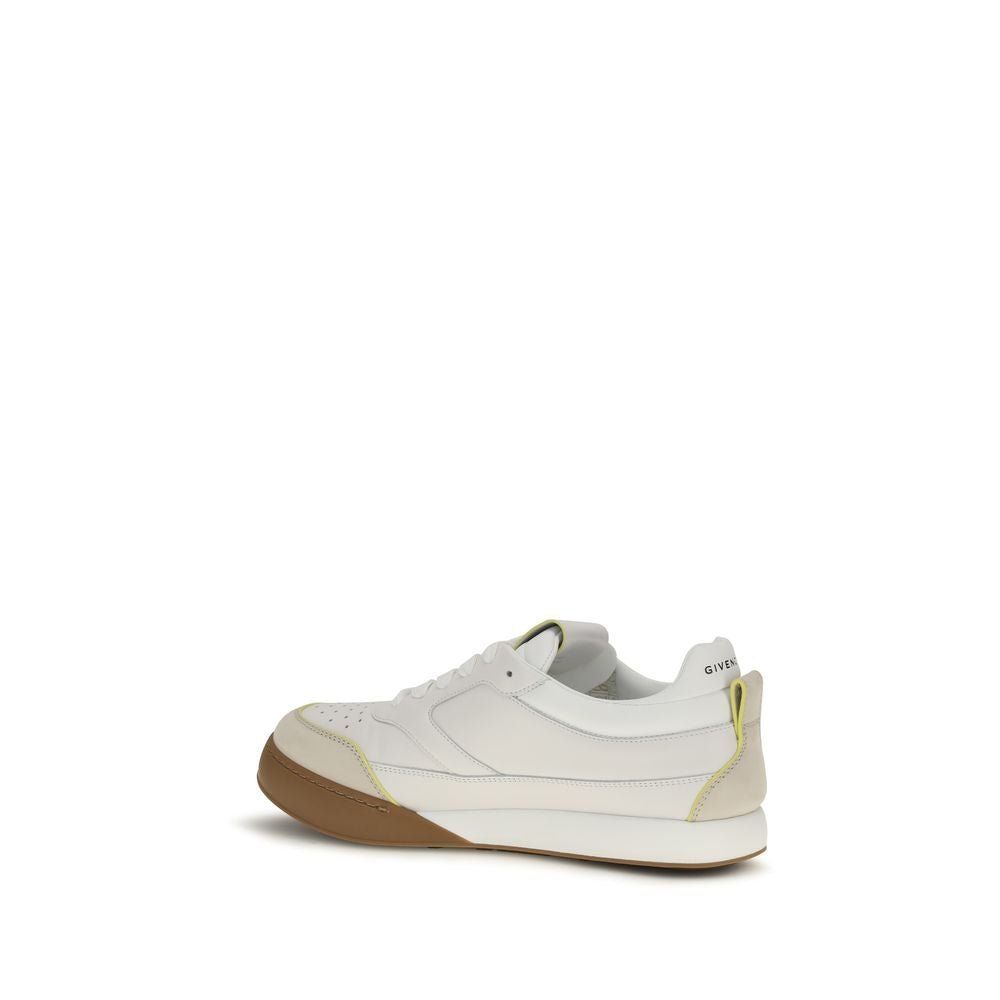 Givenchy White Calf Leather Low Top Sneakers