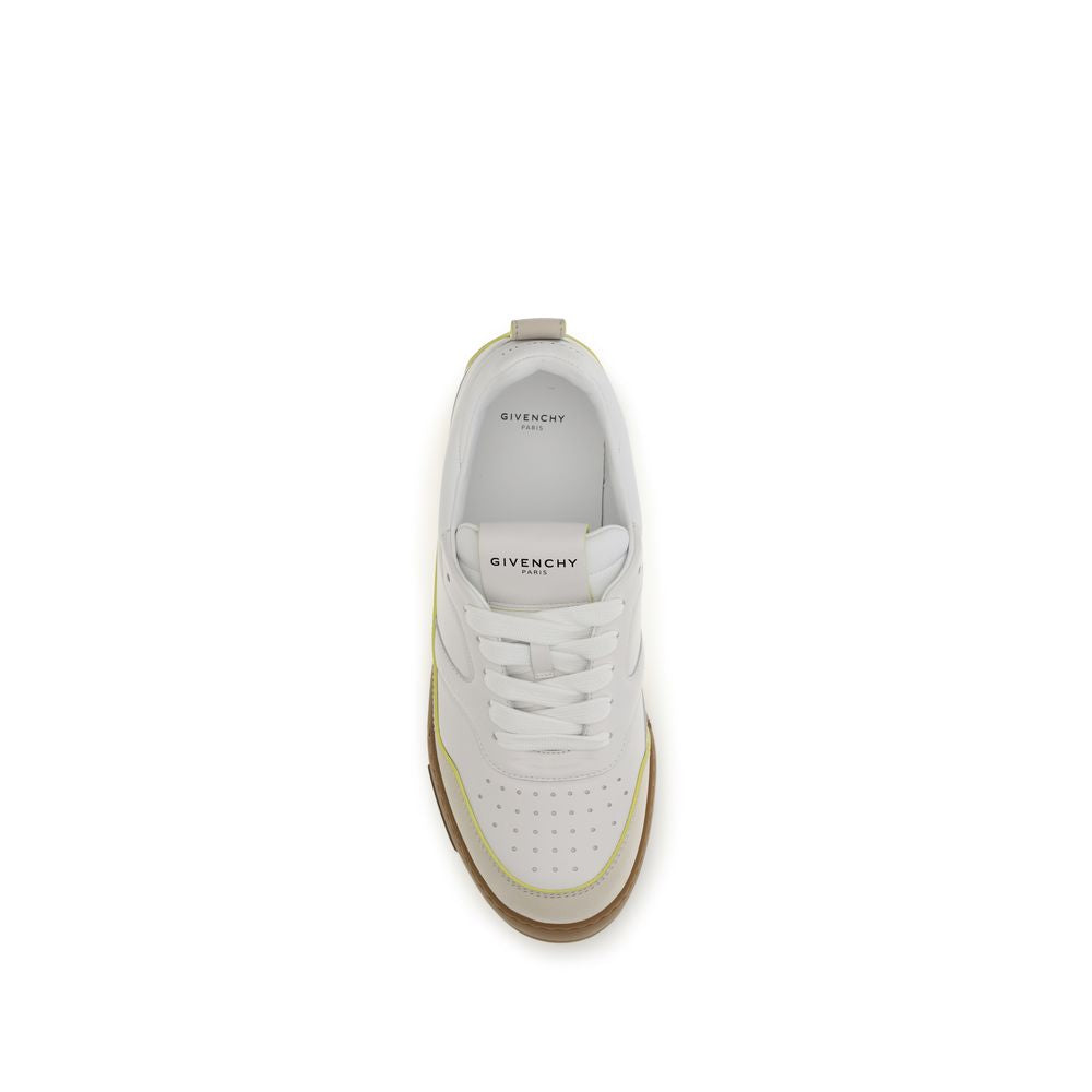 Givenchy White Calf Leather Low Top Sneakers