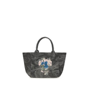 Ganni Gray Cotton Shoulder Bag