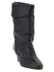 Isabel Marant Black Cow Leather Ankle Boots