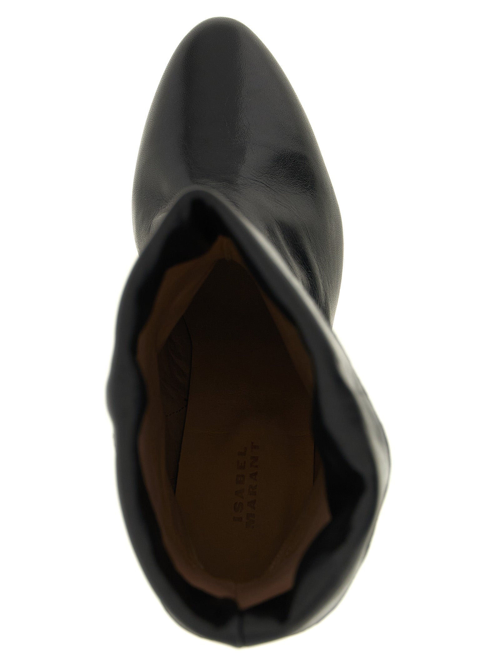 Isabel Marant Black Cow Leather Ankle Boots