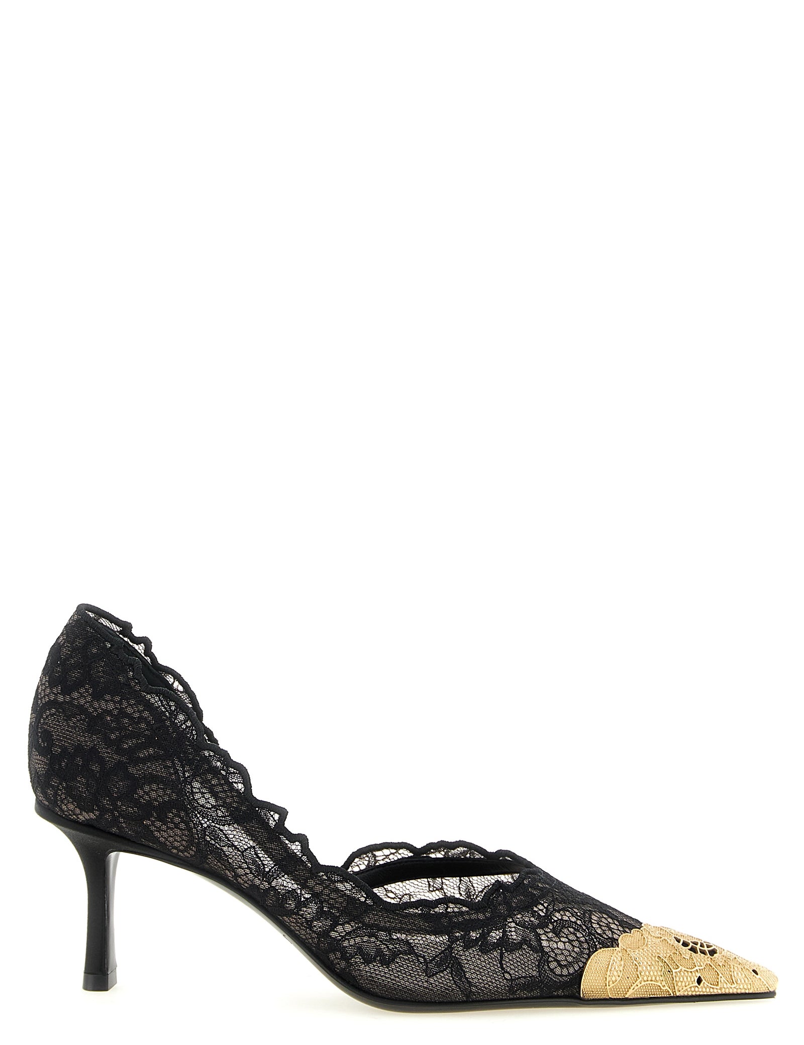 Jimmy Choo Black Fabric Pumps