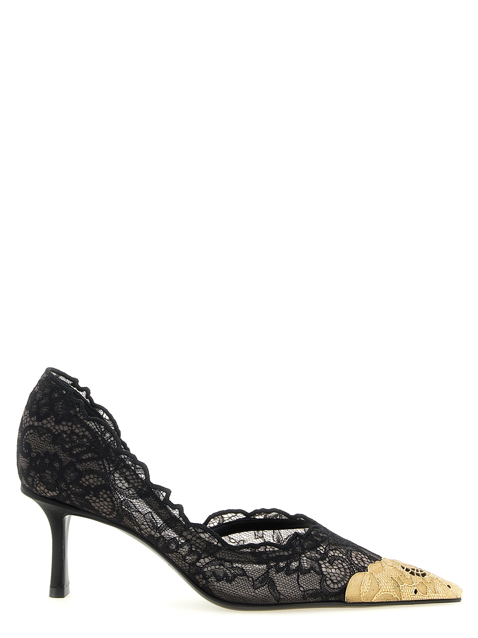Jimmy Choo Black Fabric Pumps
