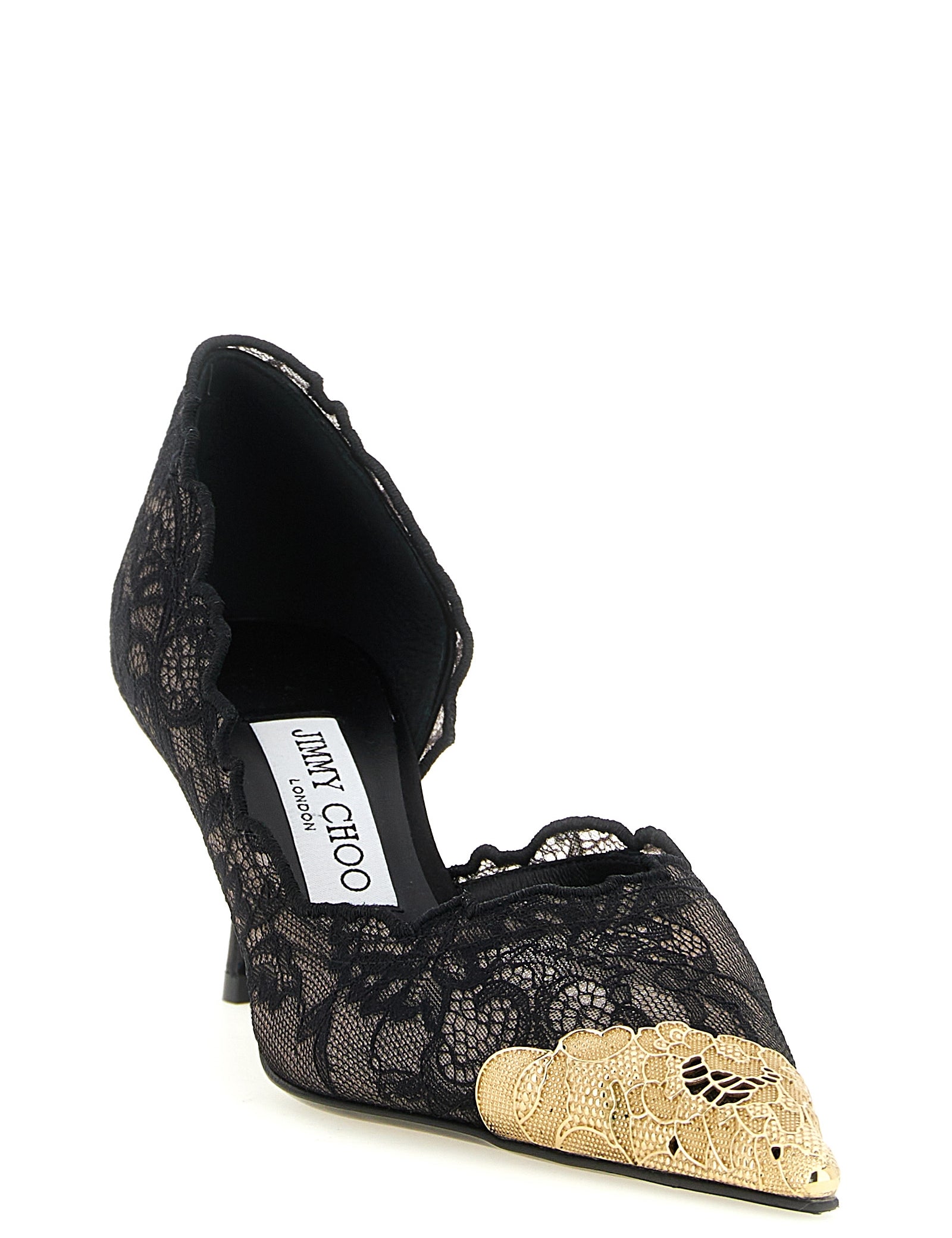 Jimmy Choo Black Fabric Pumps