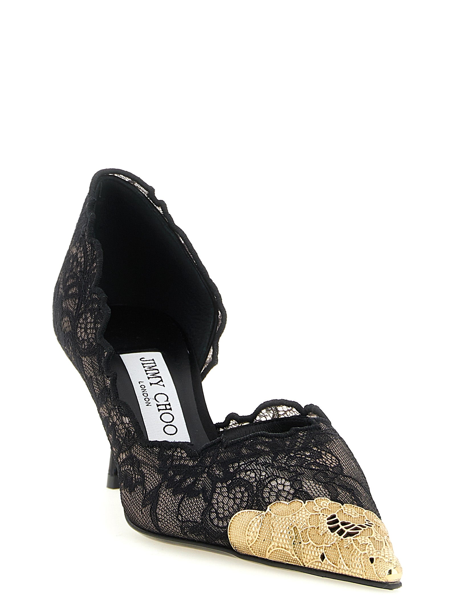 Jimmy Choo Black Fabric Pumps