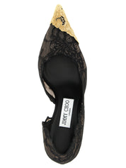 Jimmy Choo Black Fabric Pumps