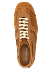 Dries Van Noten Beige Calfskin Low Top Sneakers