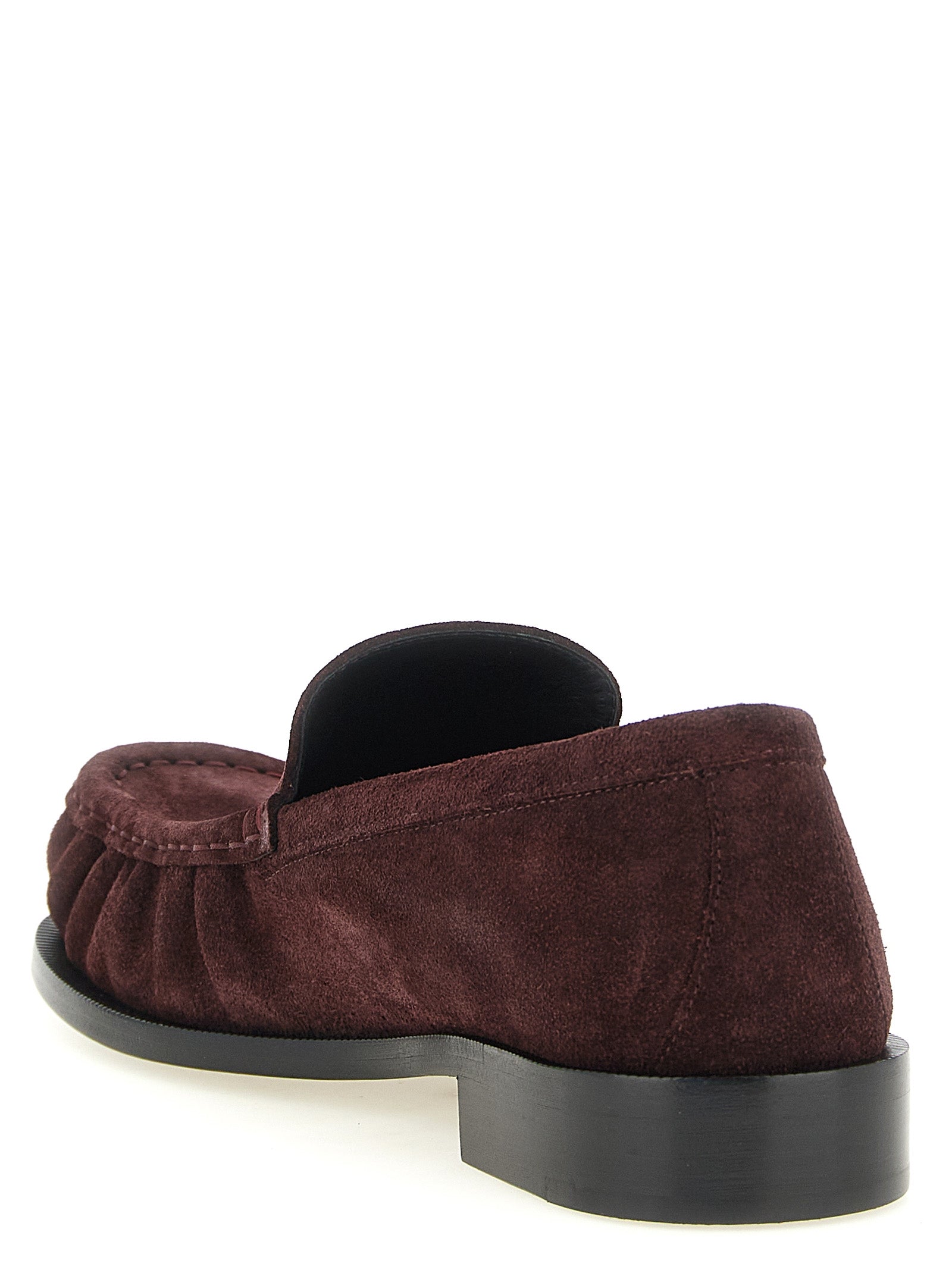 Dries Van Noten Bordeaux Calfskin Loafers