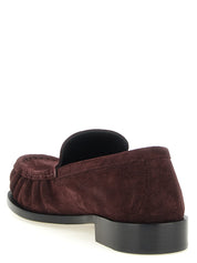Dries Van Noten Bordeaux Calfskin Loafers