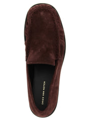 Dries Van Noten Bordeaux Calfskin Loafers