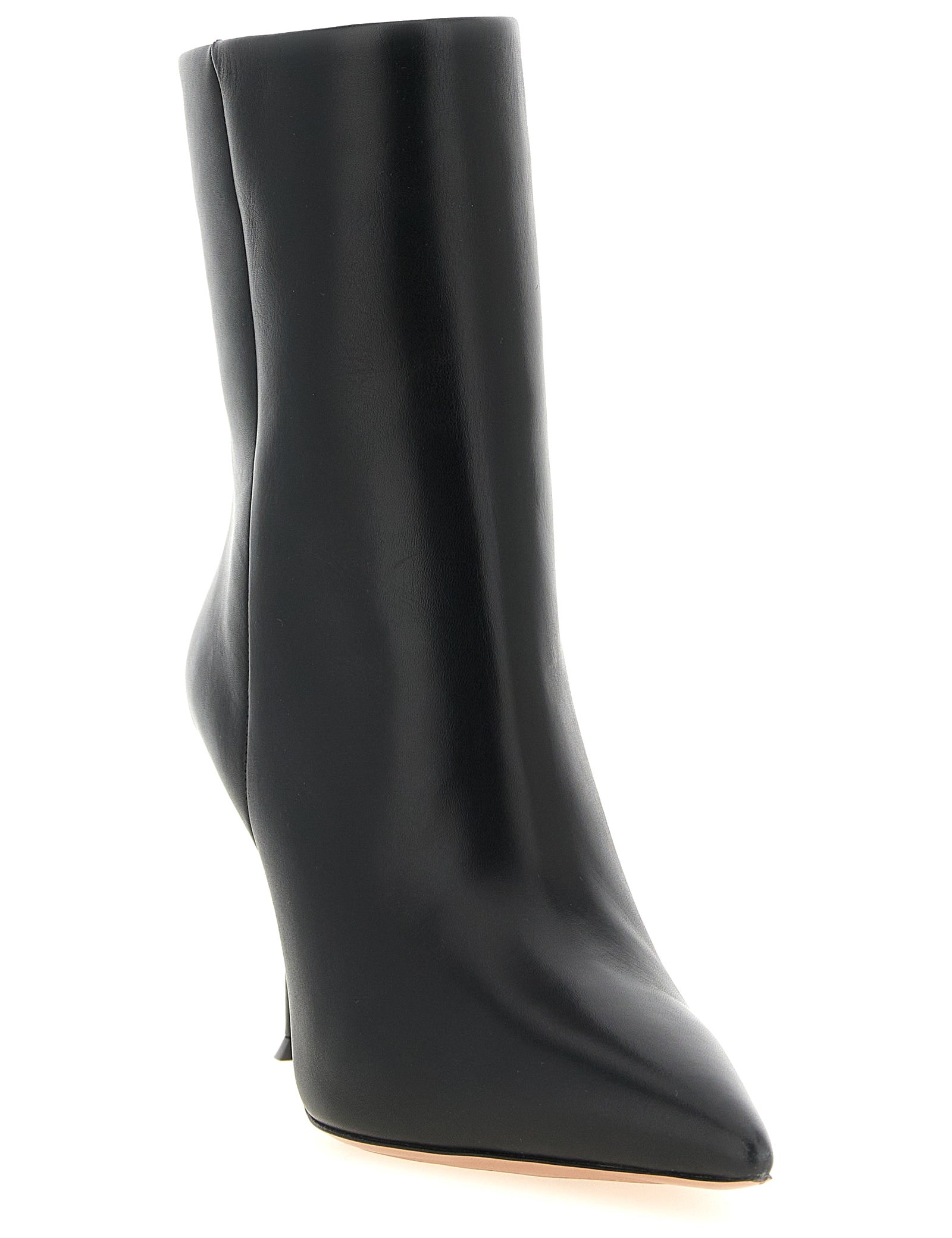 Aquazzura Black Calfskin Ankle Boots