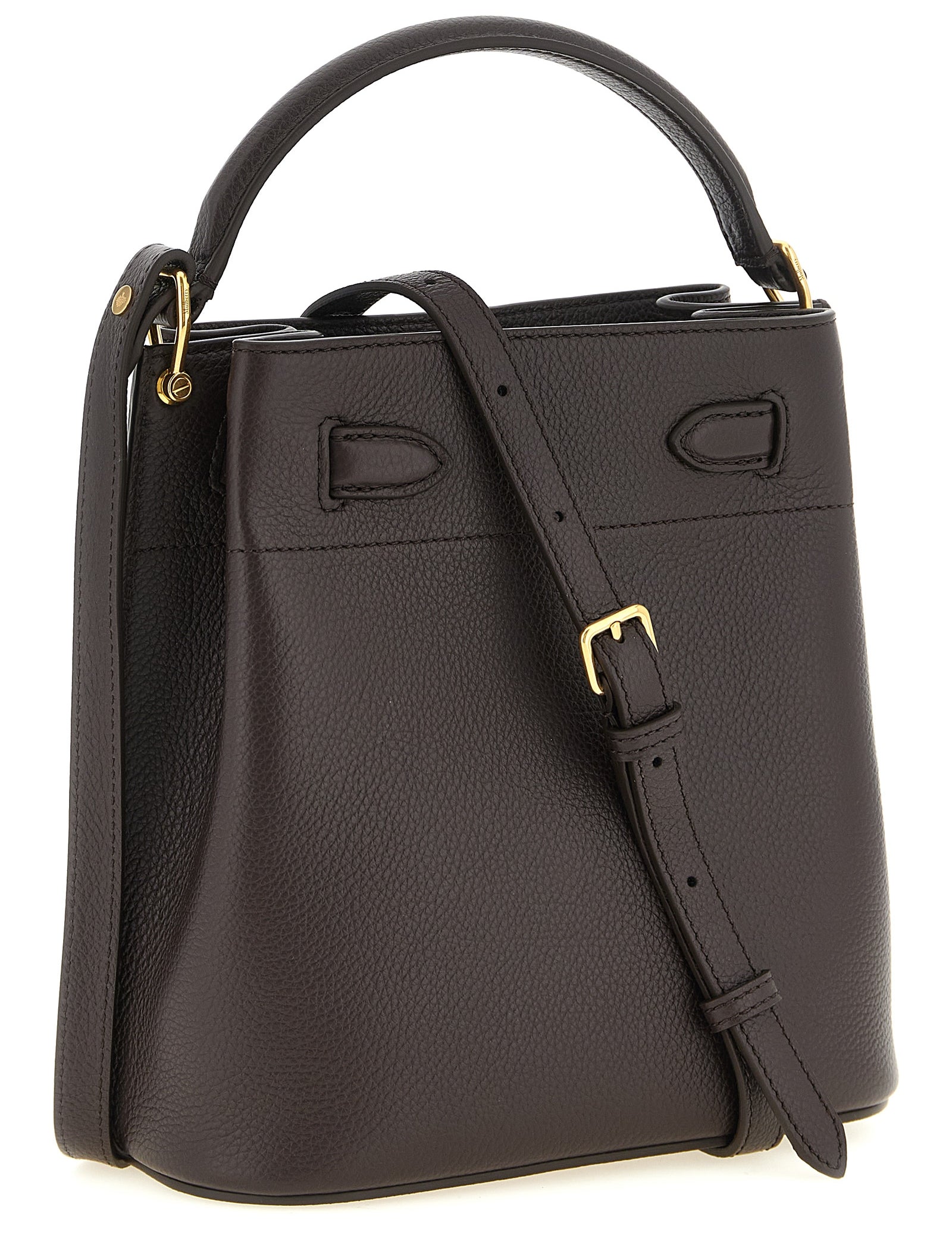 Mulberry Brown Calfskin Bucket Bag