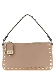 Valentino Garavani Pink Calfskin Shoulder Bag