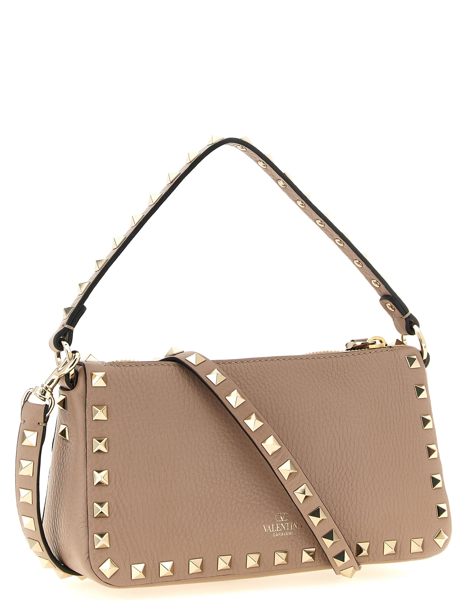 Valentino Garavani Pink Calfskin Shoulder Bag