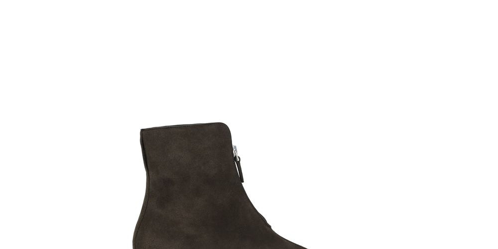 The Row Brown Suede Ankle Boots