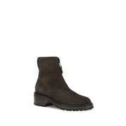 The Row Brown Suede Ankle Boots