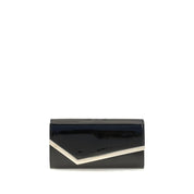 Jimmy Choo Black Calf Leather Clutch